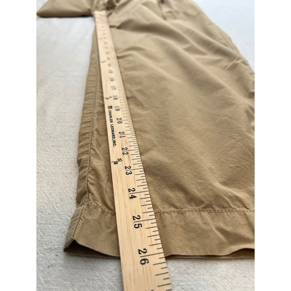 Madewell‎ Pull-On Wide-Leg Poplin Pants in Khaki Women's Size Small - Picture 5 of 9